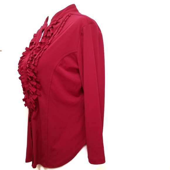 Bianca Nygard Petite 3/4 Sleeves pink Size 8 Top - Picture 2 of 7